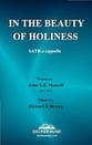 In the Beauty of Holiness SATB choral sheet music cover